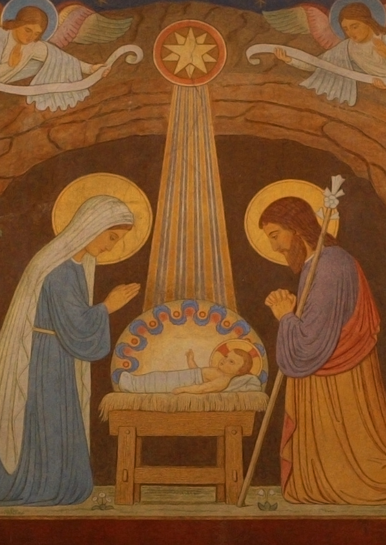 Kunst-Postkarte - Menschwerdung Christi Kunst-Postkarte - Menschwerdung Christi