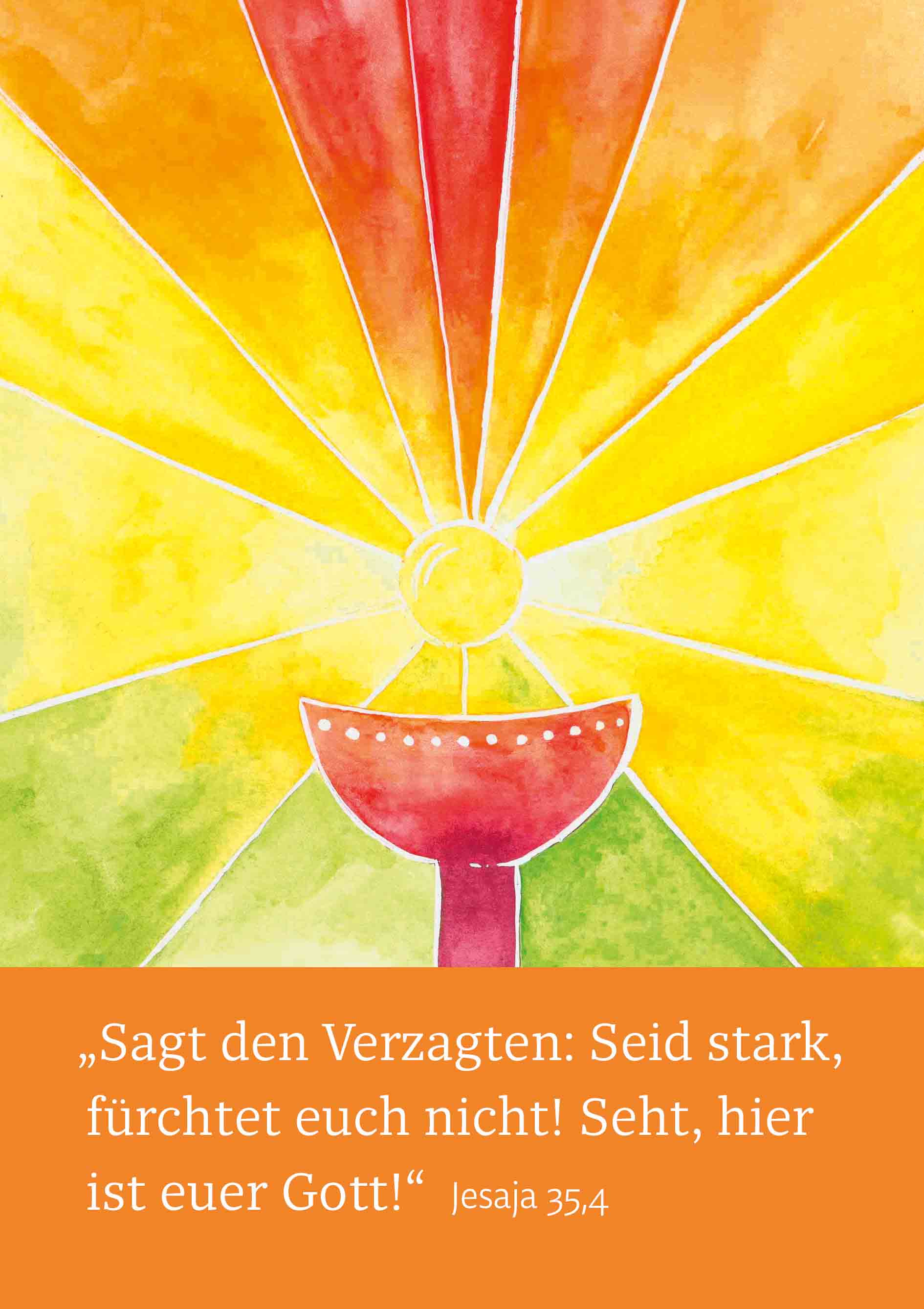 Kunst-Klappkarte - Brot, das die Hoffnung nährt Kunst-Klappkarte - Brot, das die Hoffnung nährt