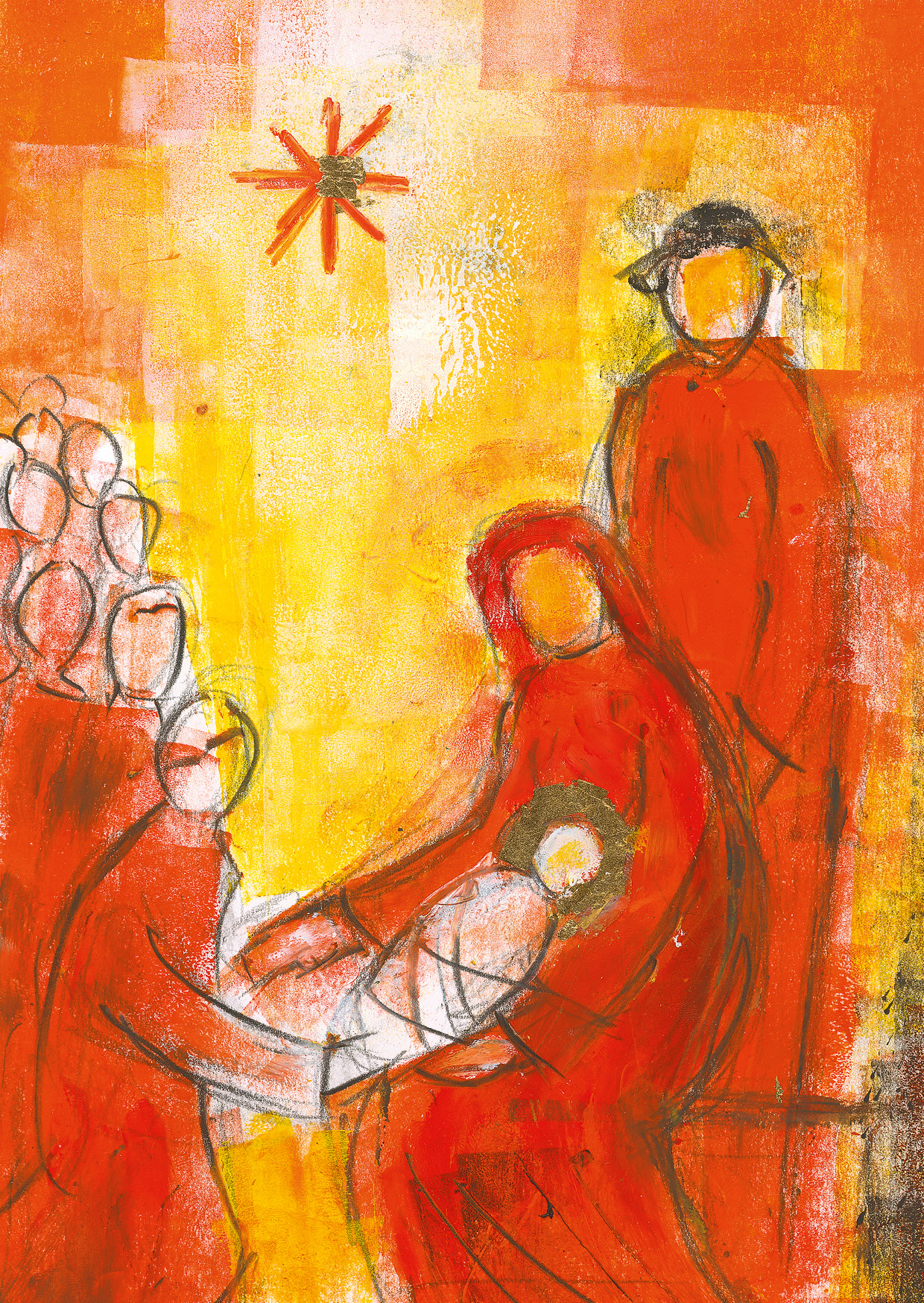 Kunst-Postkarte - Gottes großes Geschenk Kunst-Postkarte - Gottes großes Geschenk