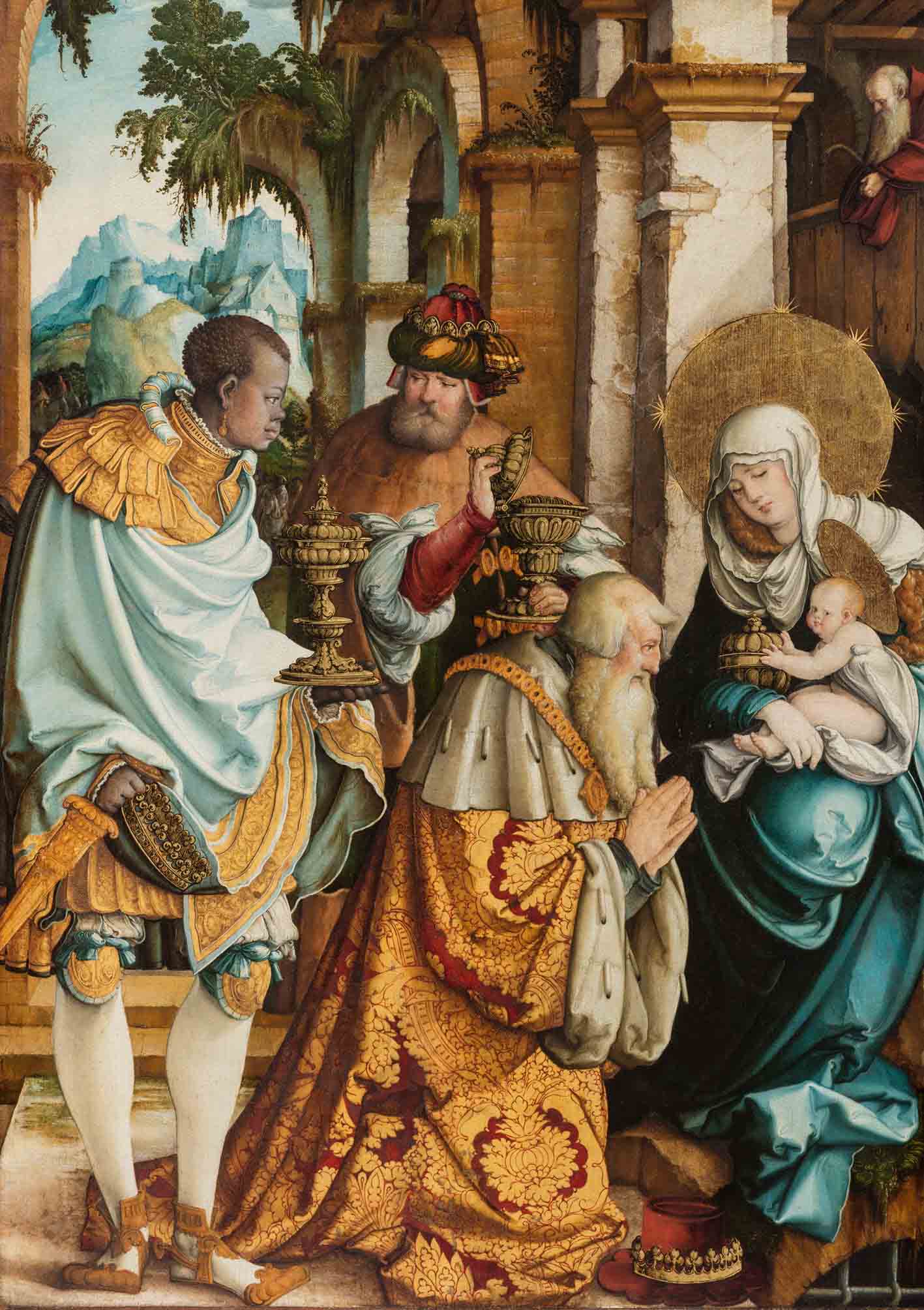  Kunst-Postkarte - Die Heiligen Drei Könige