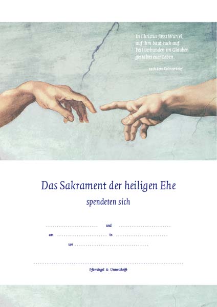 Ehe-Urkunde Ehe-Urkunde