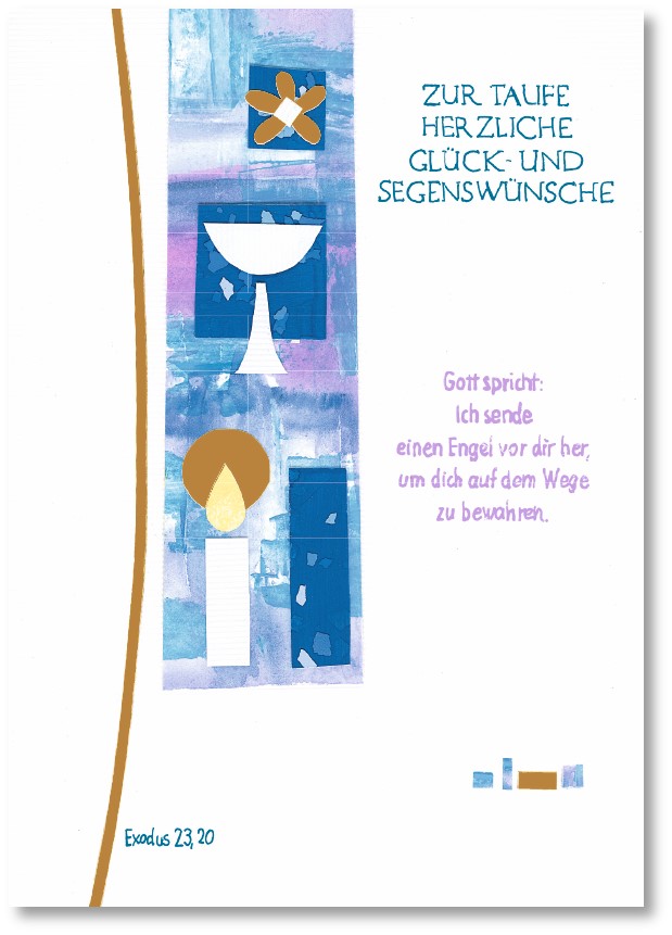 Klappkarte - Gesegnetes Leben Klappkarte - Gesegnetes Leben