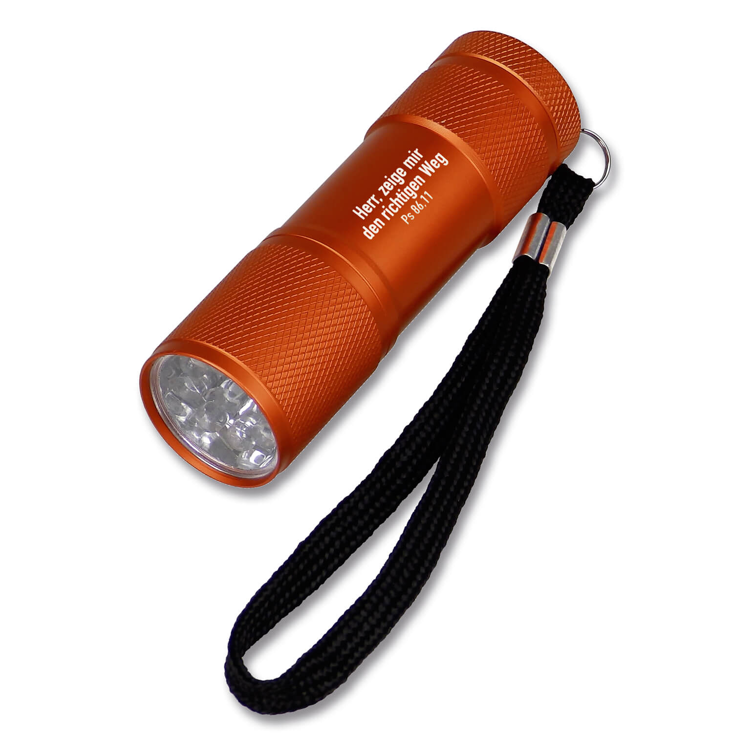 LED-Taschenlampe orange