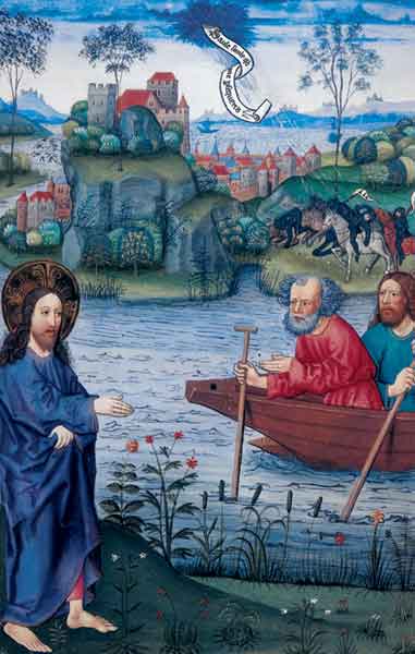 Bildchen - Jesus am See